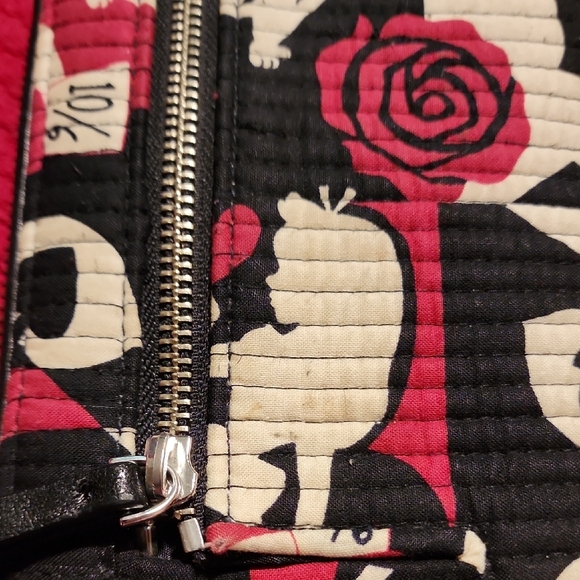 Vera Bradley Black and Pink Floral Wallet - Picture 6 of 7